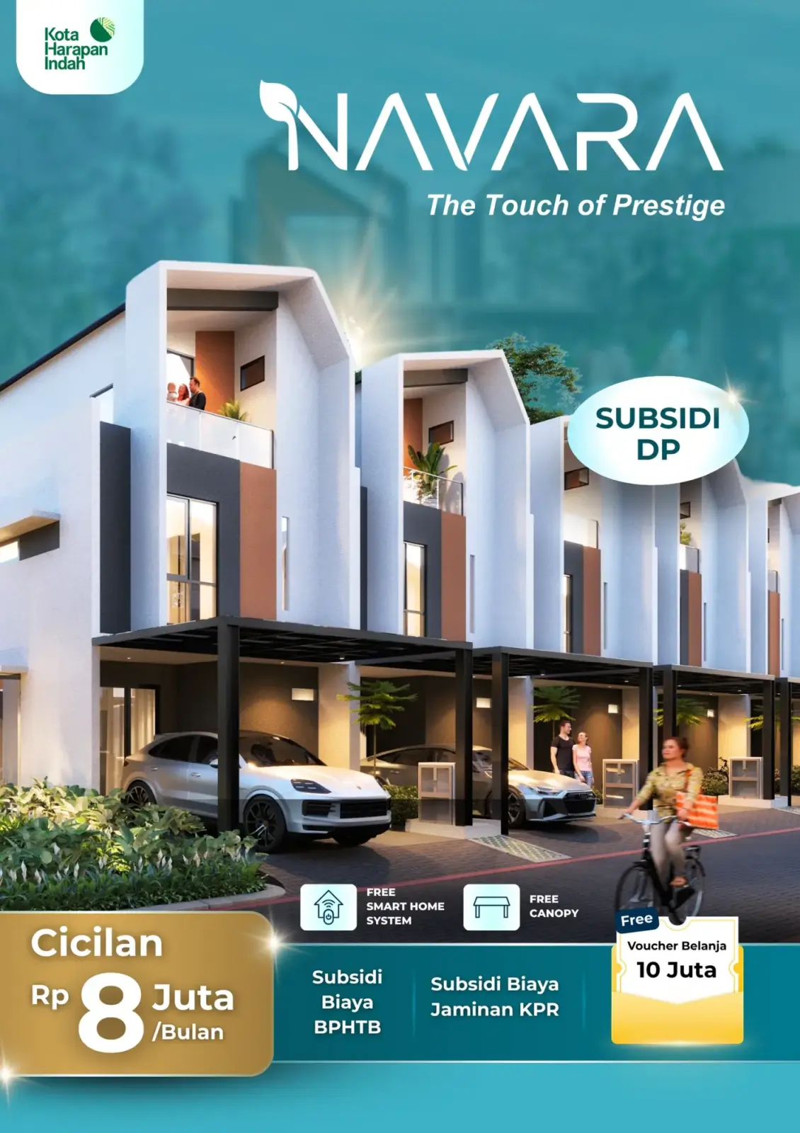 Banner Promo Cluster Navara - Kota Harapan Indah Bekasi
